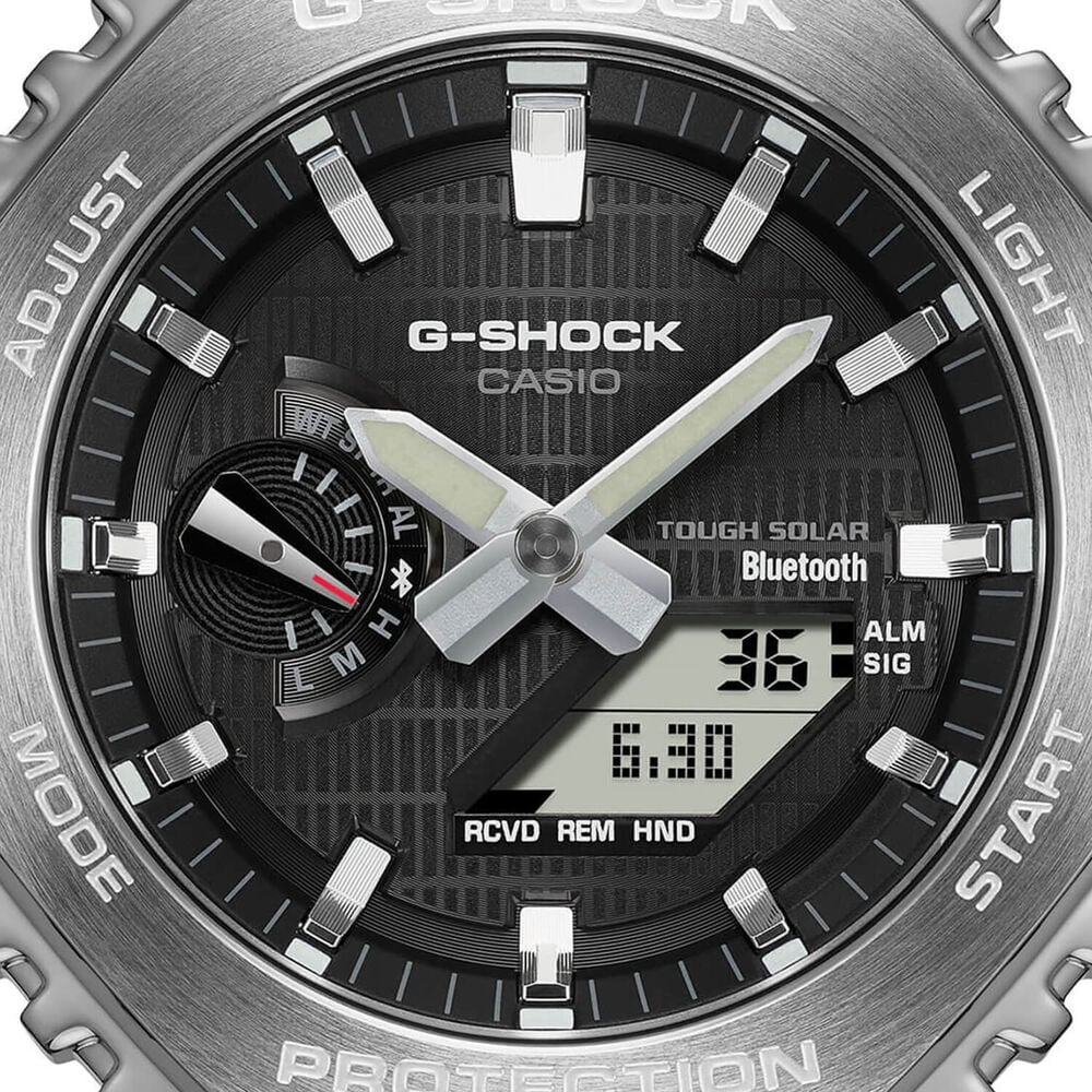 G-SHOCK Metal Covered 49.3mm Dial Black Resin Strap Watch