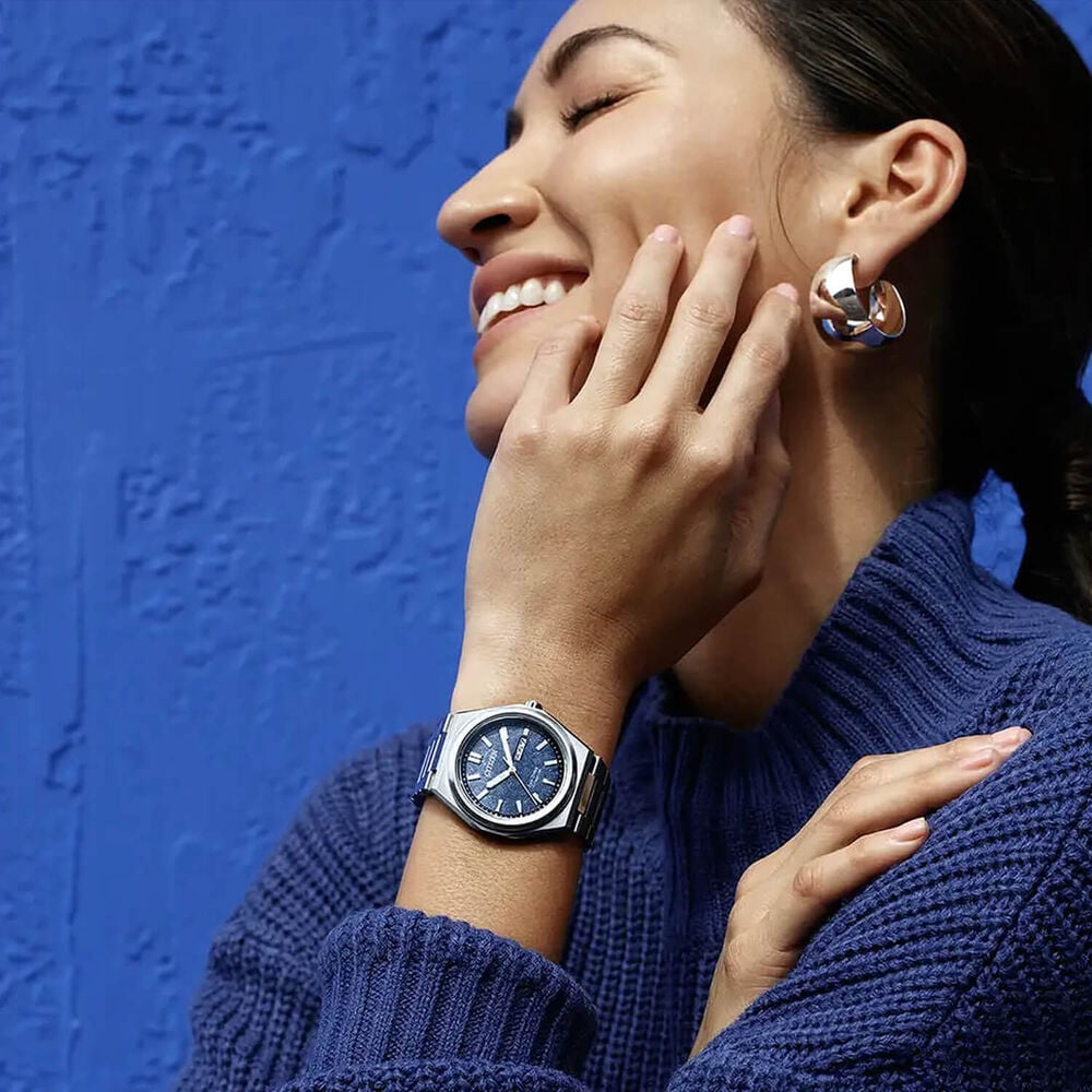 Citizen 'Zenshin' Super Titanium 39mm Blue Dial Titanium Bracelet Watch