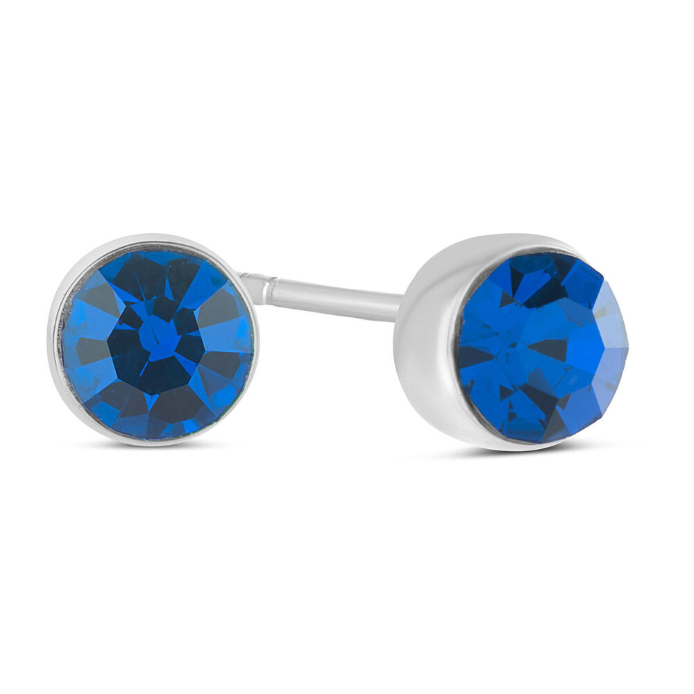 Little Treasure September Birthstone Children's Earrings