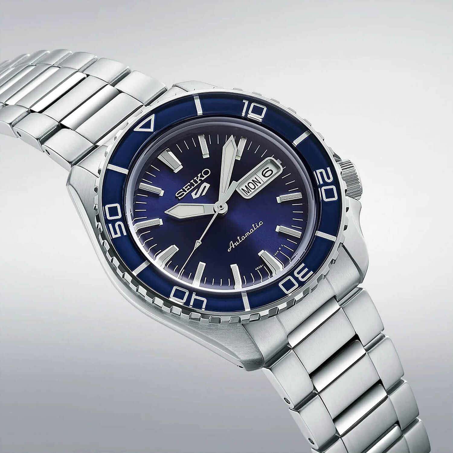 Seiko 5 Sports SNZH ReInterpretation Bluetone Redux Watch