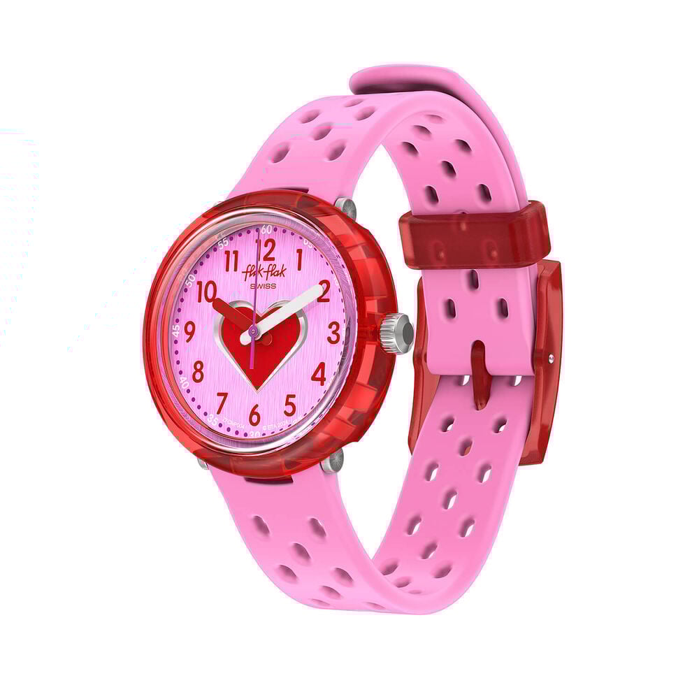 FLIK FLAK Fizz In Pink 31.85mm Pink Dial Quartz Kids Watch image number 0