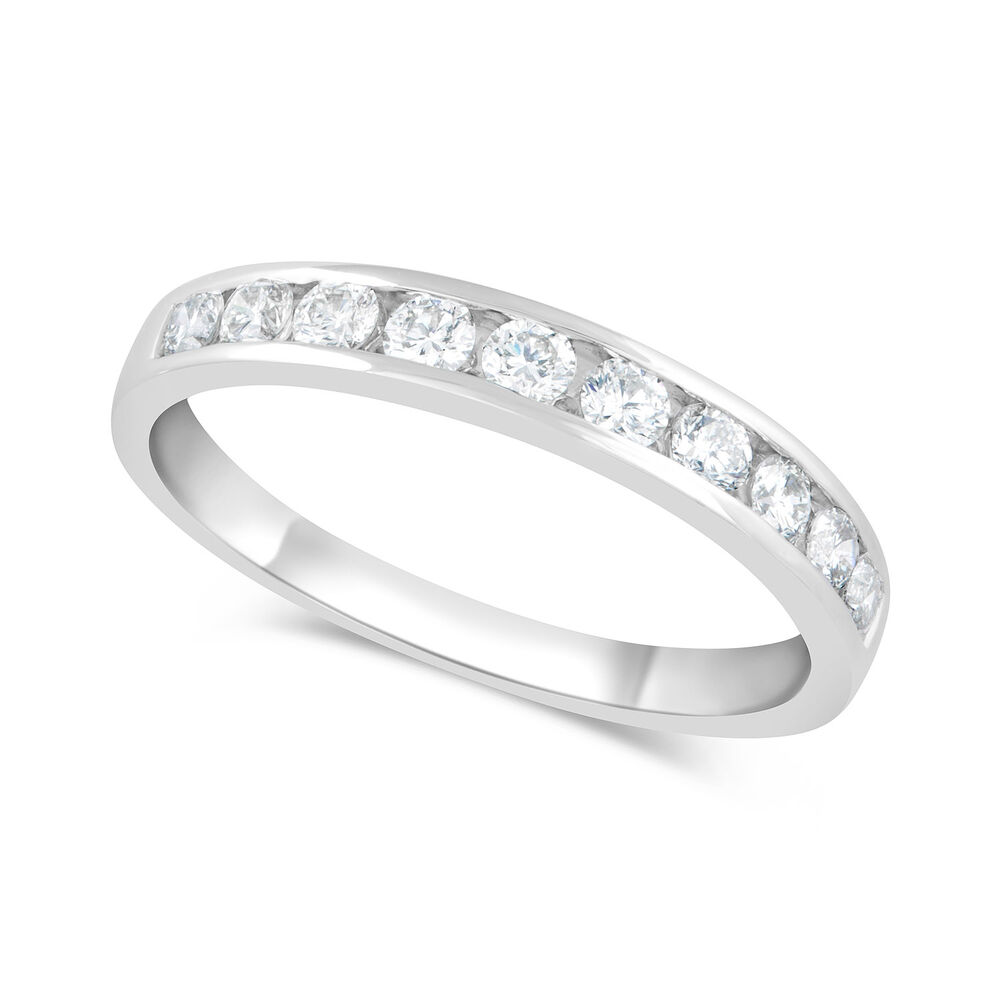 18ct White Gold Eternity Ring image number 0