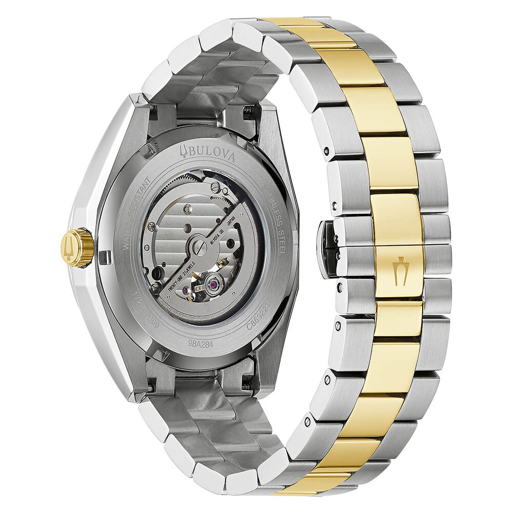 Bulova Men's Classic 42mm Black Dial Steel Bracelet Watch
