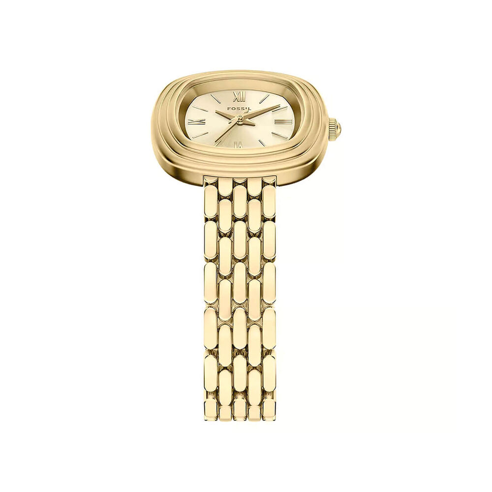 Fossil Emerson 30mm Gold Dial Gold Toned Steel Bracelet Watch