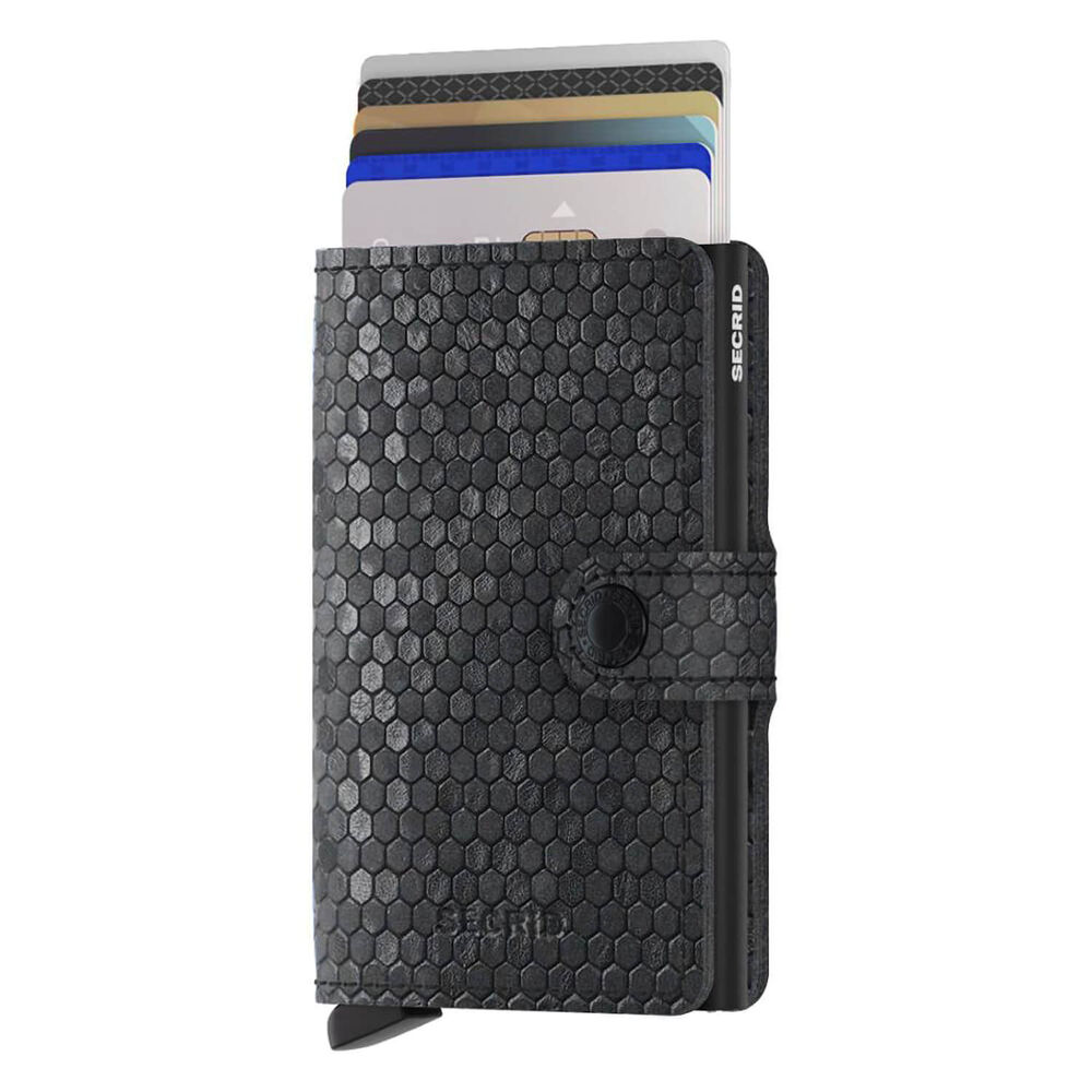 Secrid Hexagon Black Miniwallet