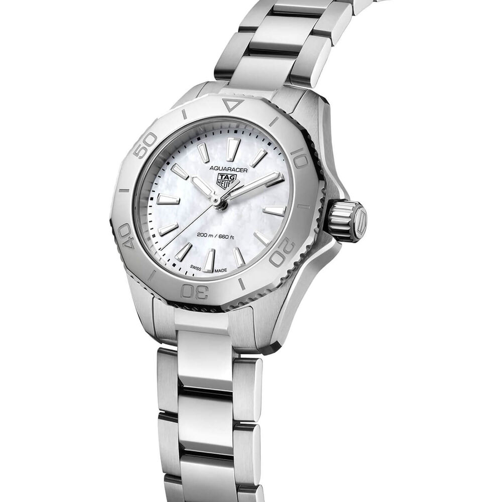 TAG Heuer Aquaracer Professional 200 30mm MOP Dial Stainless Steel Bracelet Watch