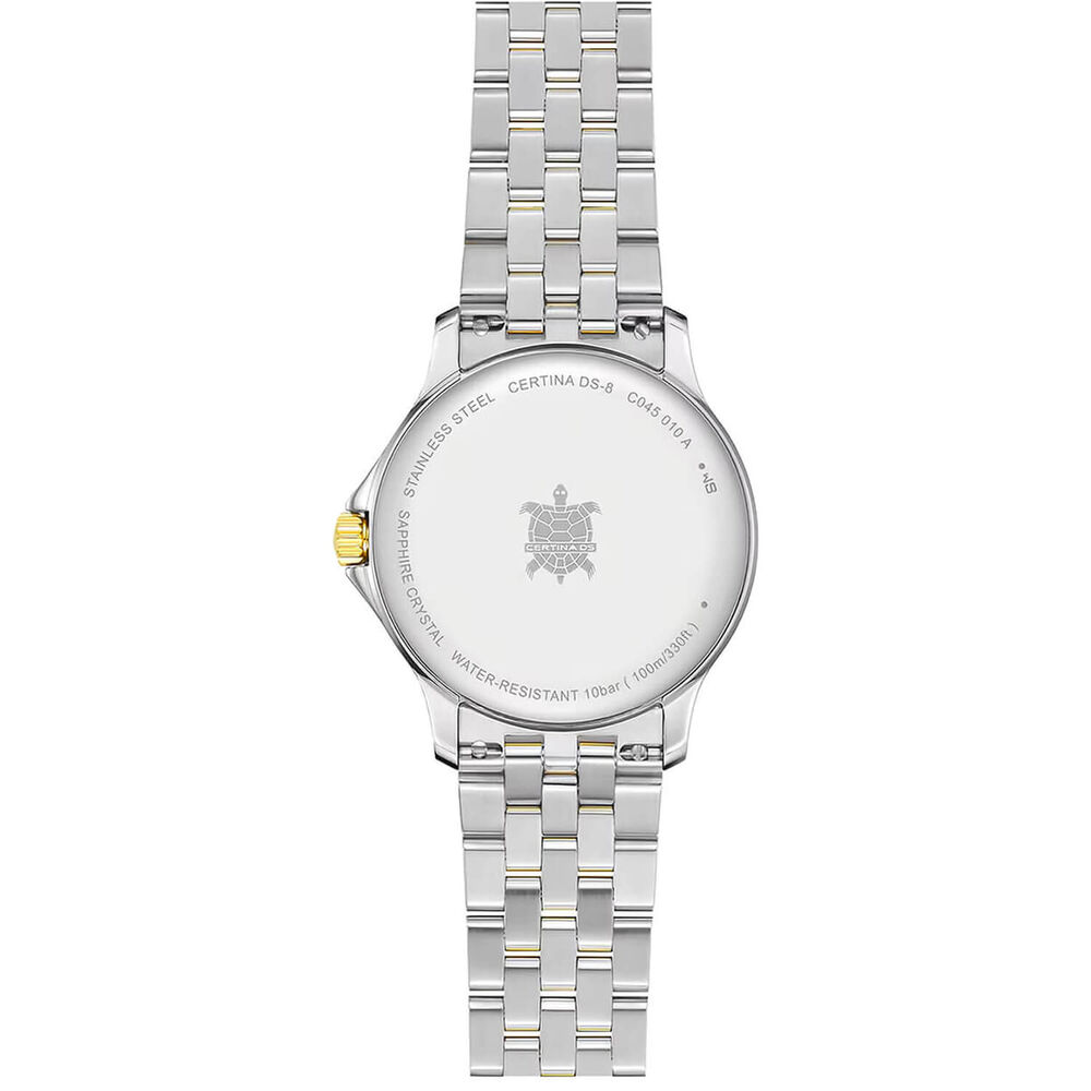 Certina DS-8 Lady 31mm Silver Dial Two Tone Steel Bracelet Watch image number 1