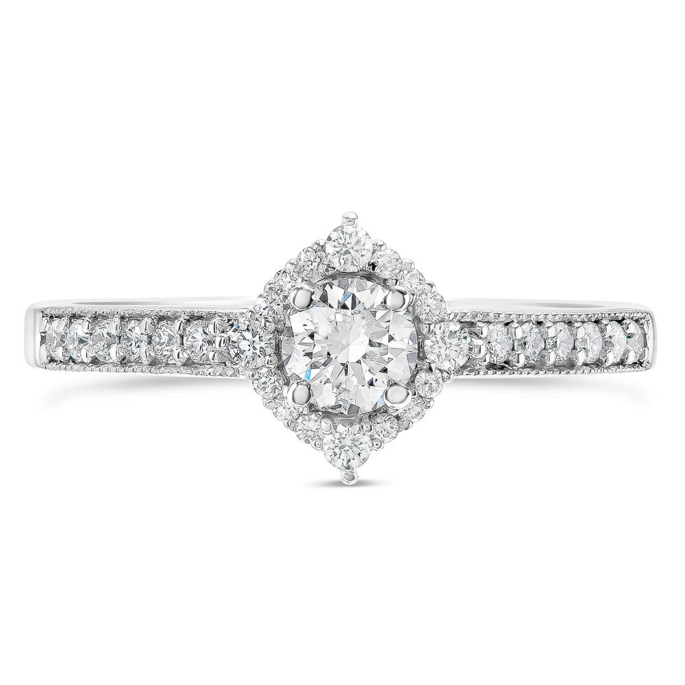 Northern Star Signature 0.50ct Diamond 18ct White Gold Ring