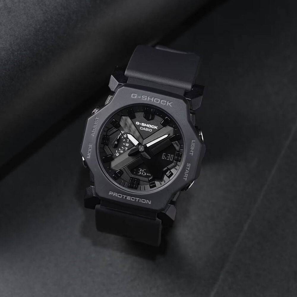 G-SHOCK GA-2300 Series 45.4x42.1mm Black Analogue & Digital Display Resin Strap Watch