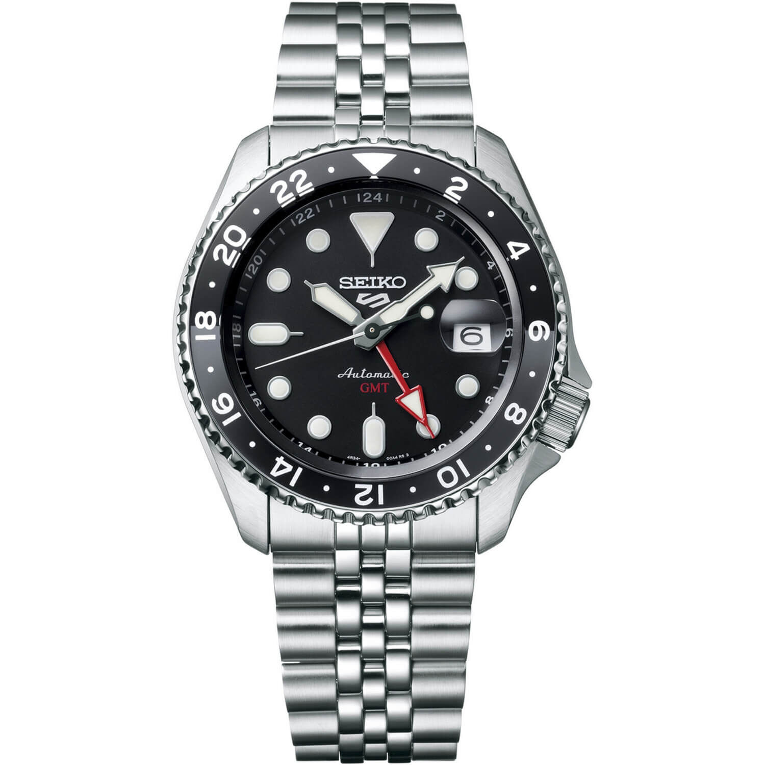 Seiko black bracelet watch hotsell