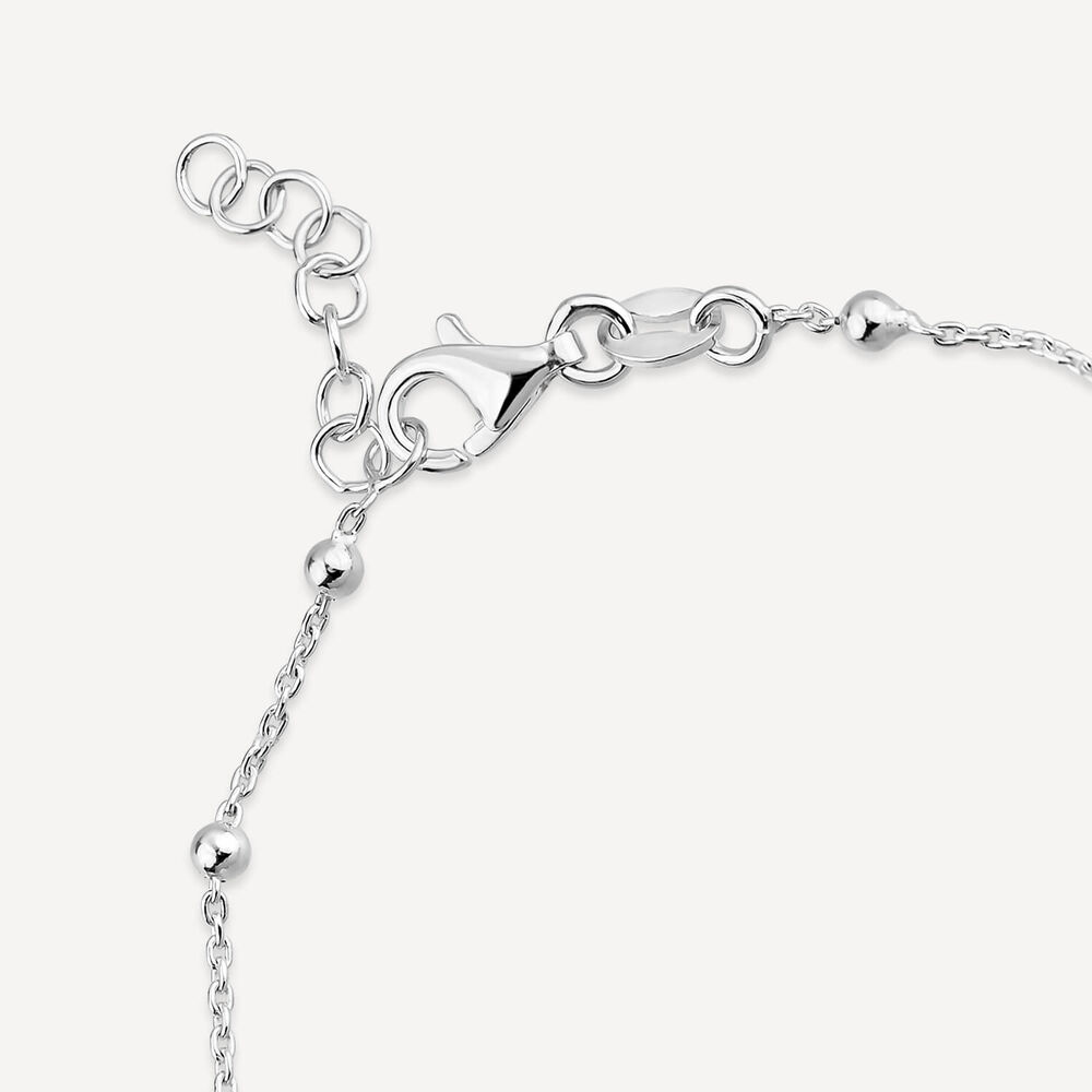 Sterling Silver Stars & Balls Charm Bracelet image number 4