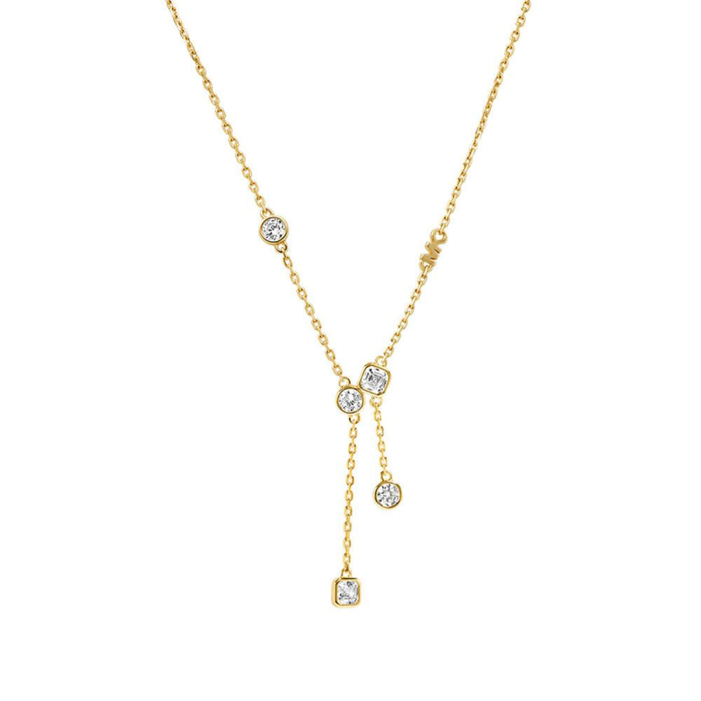 Michael Kors Brilliance 14k Gold Plated Sterling Silver Necklace