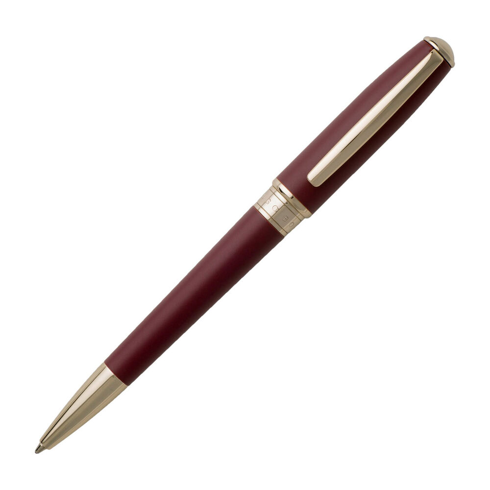 Hugo BOSS Essential Burgundy Ballpoint Pen image number 0
