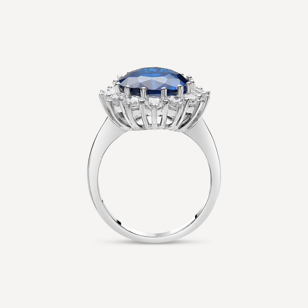 Sterling Silver Cubic Zirconia Ring image number 2