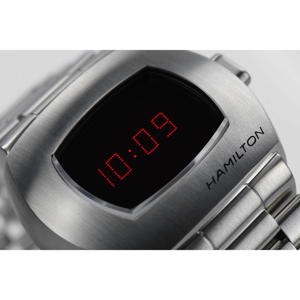 Hamilton American Classic PSR Digital Quartz Digital Steel Case Watch image number 3