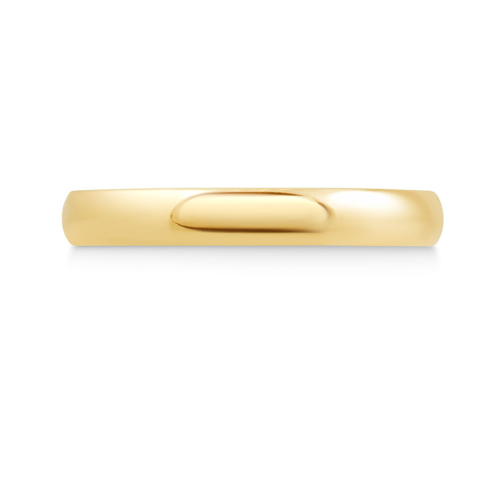 9ct Gold 3mm Wedding Ring image number 1