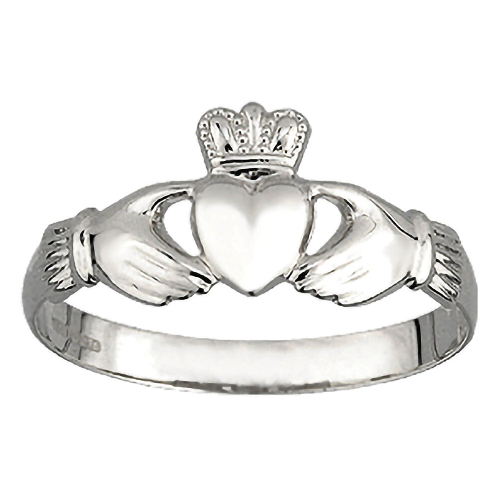 Sterling Silver Maids Claddagh Ring