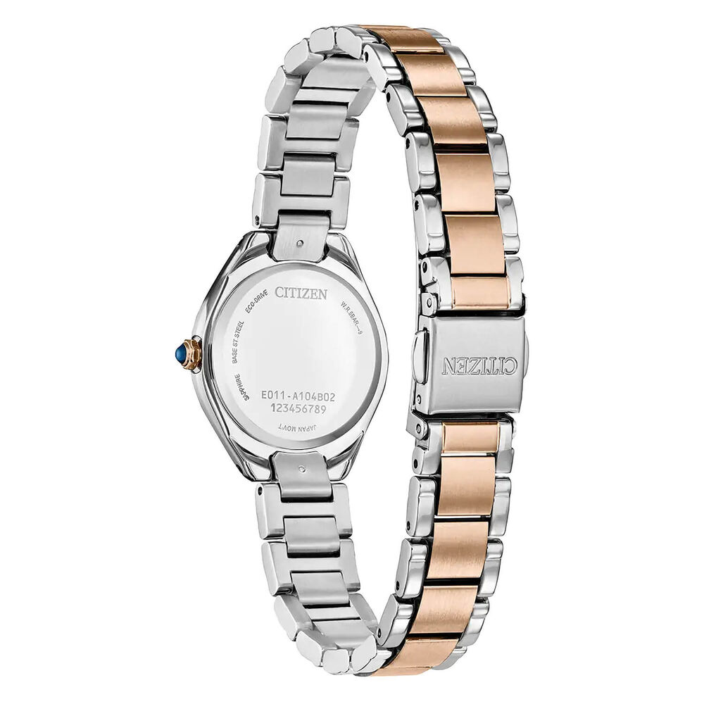 Citizen Crystal 26mm Black Dial Two-Toned Steel Bracelet image number 1