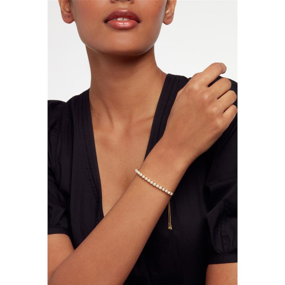 Ted Baker Perrmel Yellow Gold Plated Tennis Bracelet image number 2