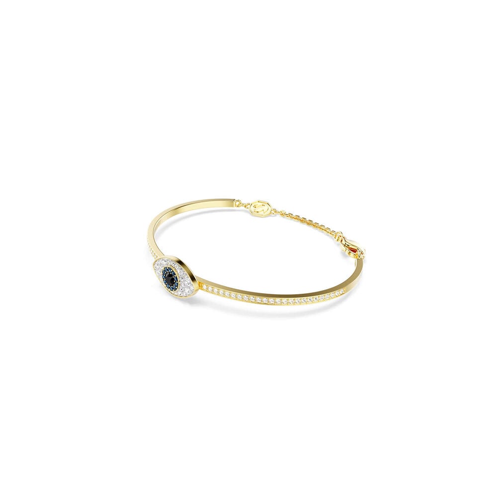 Swarovski Symbolica Crystals 18ct Yellow Gold Finished Eye Bangle