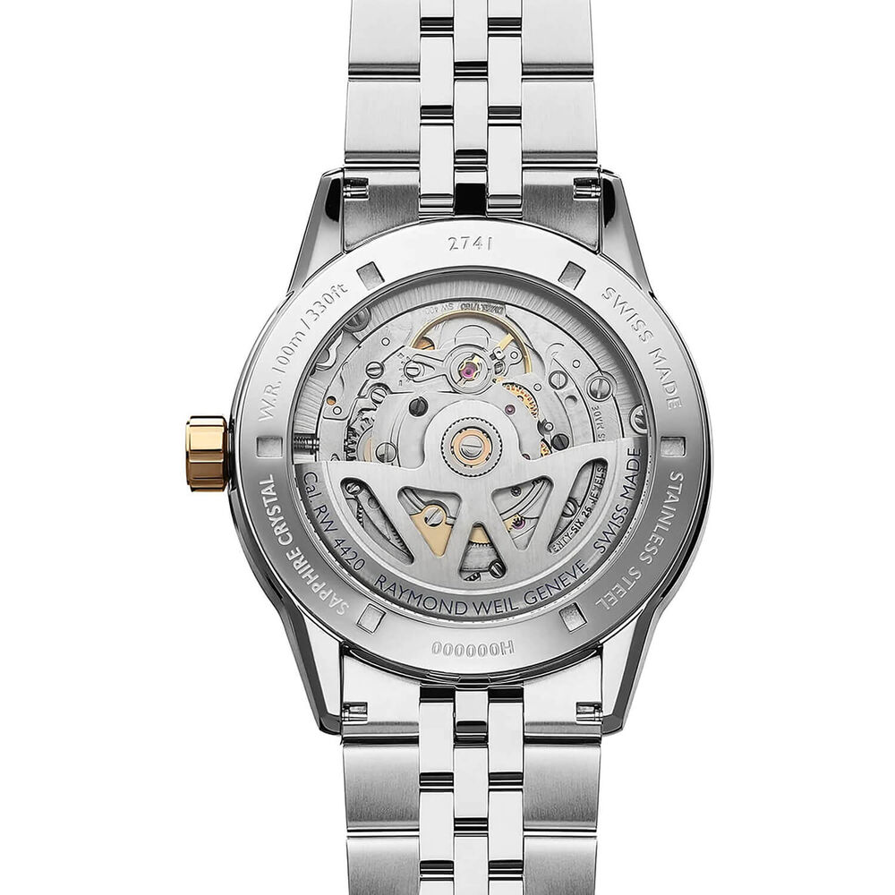 Raymond Weil Freelancer 40mm Blue Dial Two-tone Steel Bracelet Watch image number 2