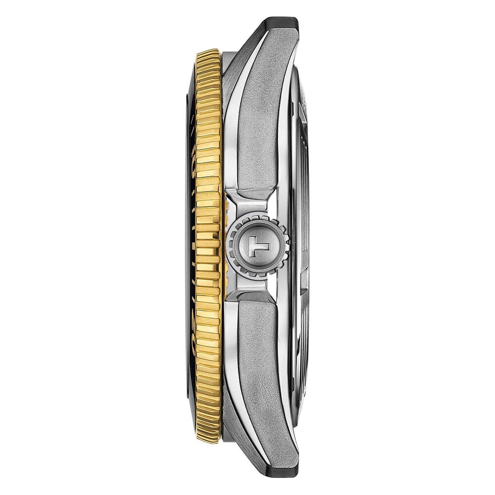 Tissot Seastar 1000 Powermatic 80 40mm Black Dial Two-Toned Steel Bracelet Watch image number 1