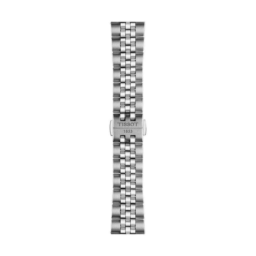 Tissot PR516 Powermatic 80 38mm White Dial Steel Bracelet Watch image number 3