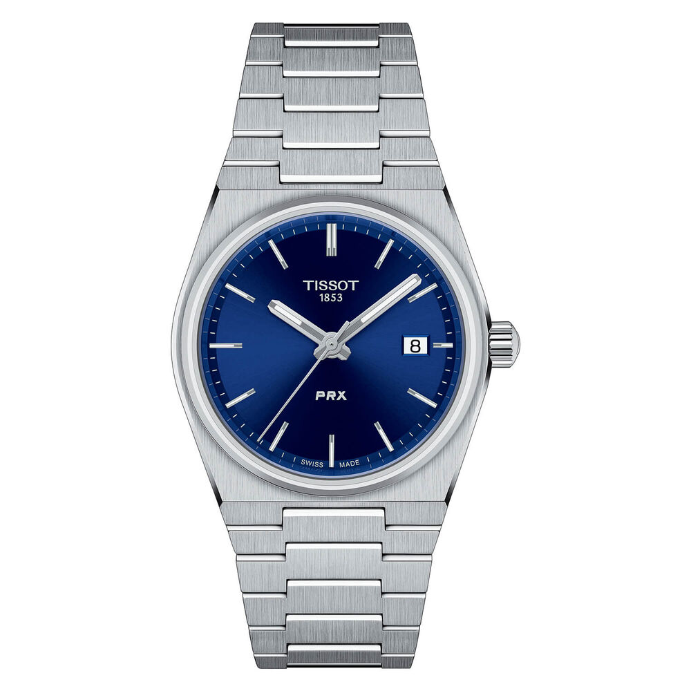 Tissot PRX 35mm Dark Blue Stainless Steel Bracelet Watch