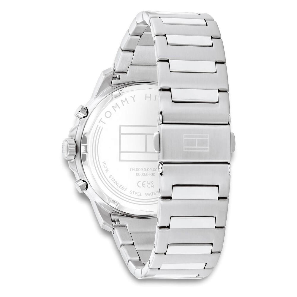 Tommy Hilfiger 43mm Navy Blue Skeleton Dial Stainless Steel Bracelet Watch image number 1