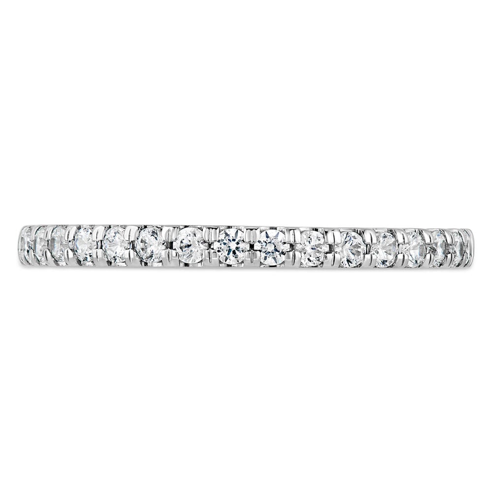 Kathy de Stafford 18ct White Gold "Alannah" Claw Set Diamond 0.20ct Wedding Ring