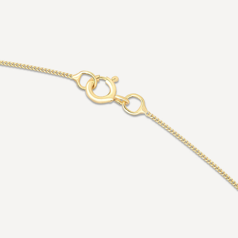 9ct Aries Zodiac Pendant (Chain Included) image number 3