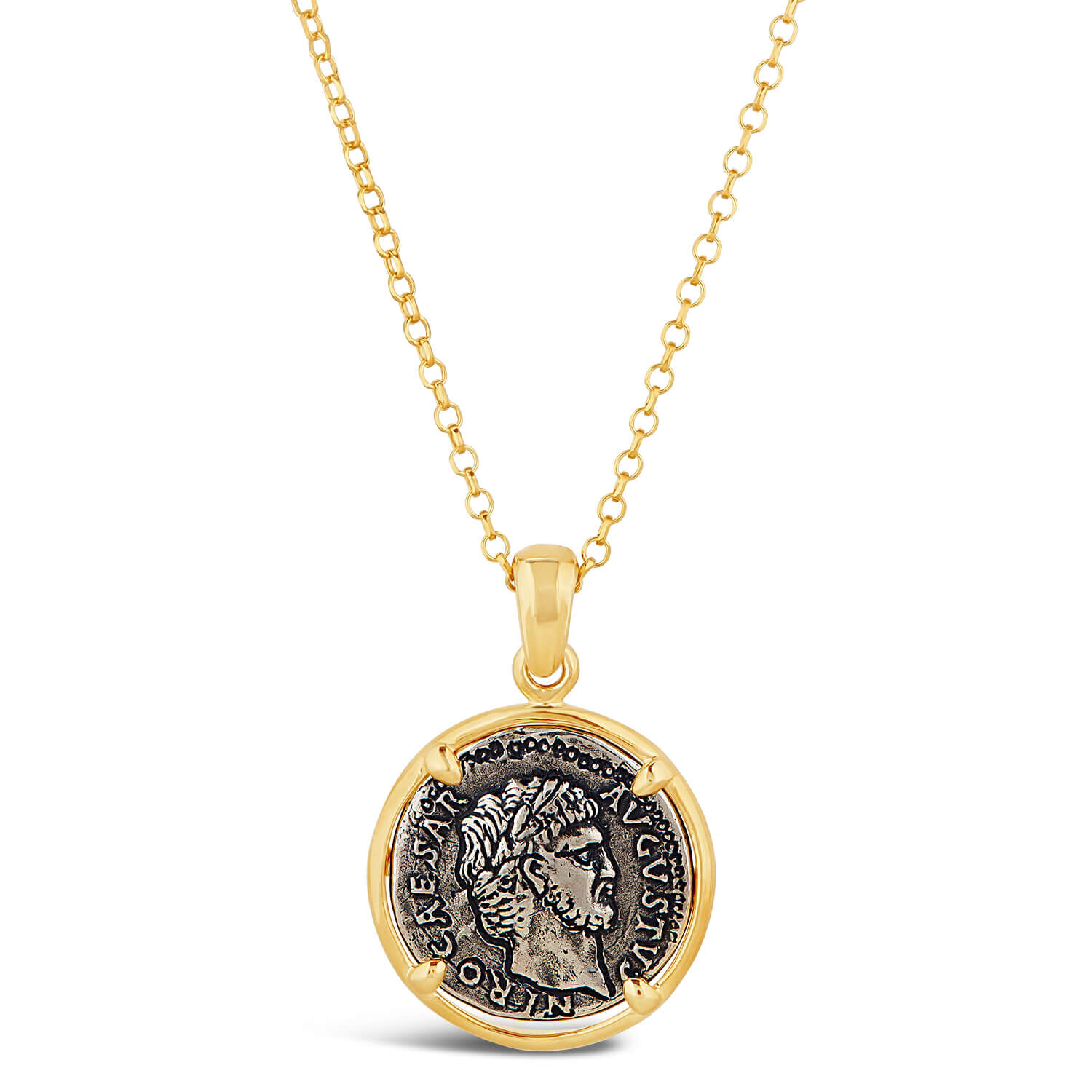 Gold 5 and 10 Mils Coin Necklace Set — NURNEI