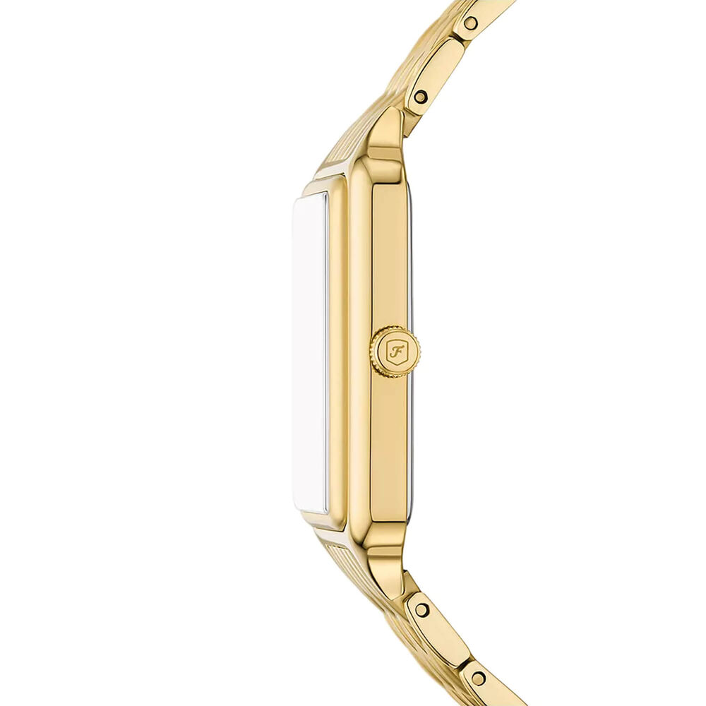 Fossil Raquel Sun Moon 29mm Mother of Pearl Dial Gold Tone Stainless Steel Bracelet Watch image number 1