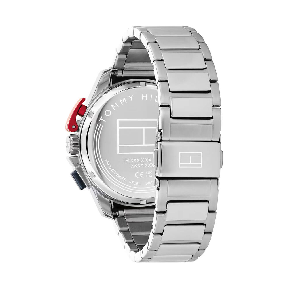 Tommy Hilfiger 44mm Blue Dial Stainless Steel Bracelet Chronograph Watch
