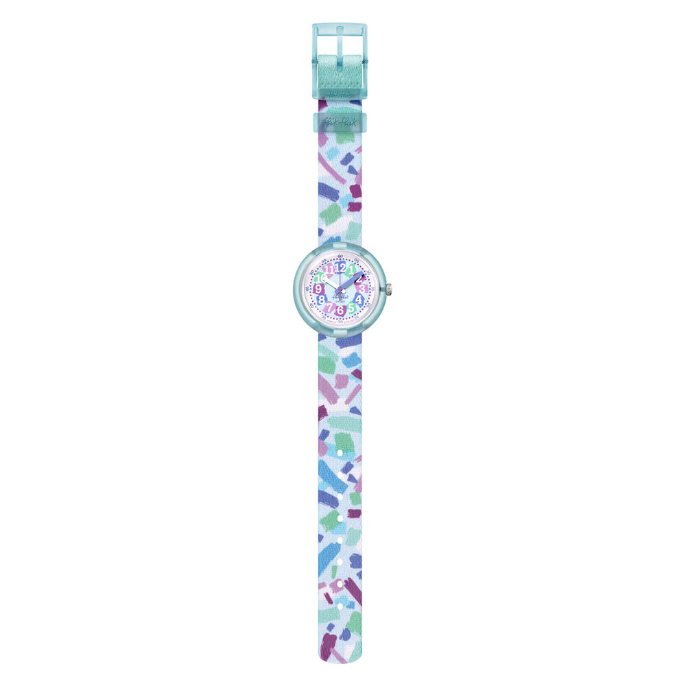 FLIK FLAK Confetti Chaos 31.85mm Quartz Kids Watch