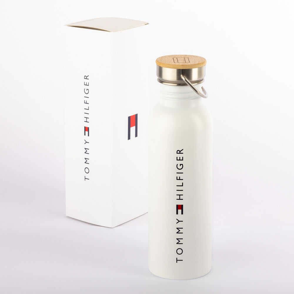 Tommy Hilfiger Water Bottle with Bamboo Lid
