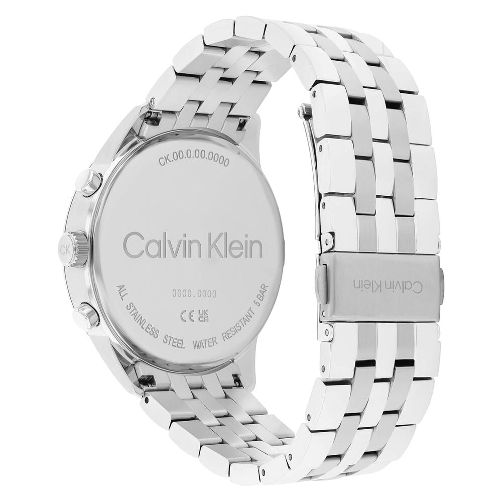 Calvin Klein Multi 44mm Navy Dial Steel Case Bracelet Watch