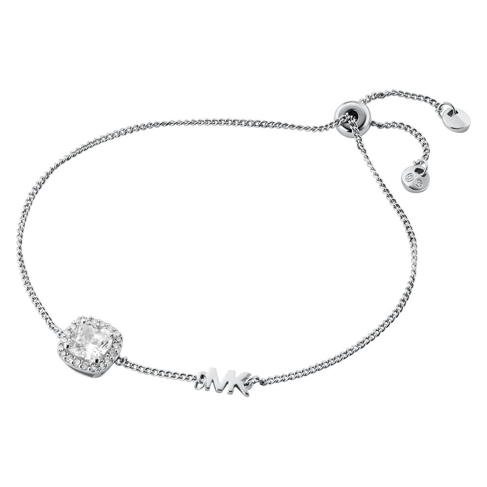 Michael Kors Silver Plated Brilliance Halo Bracelet image number 0