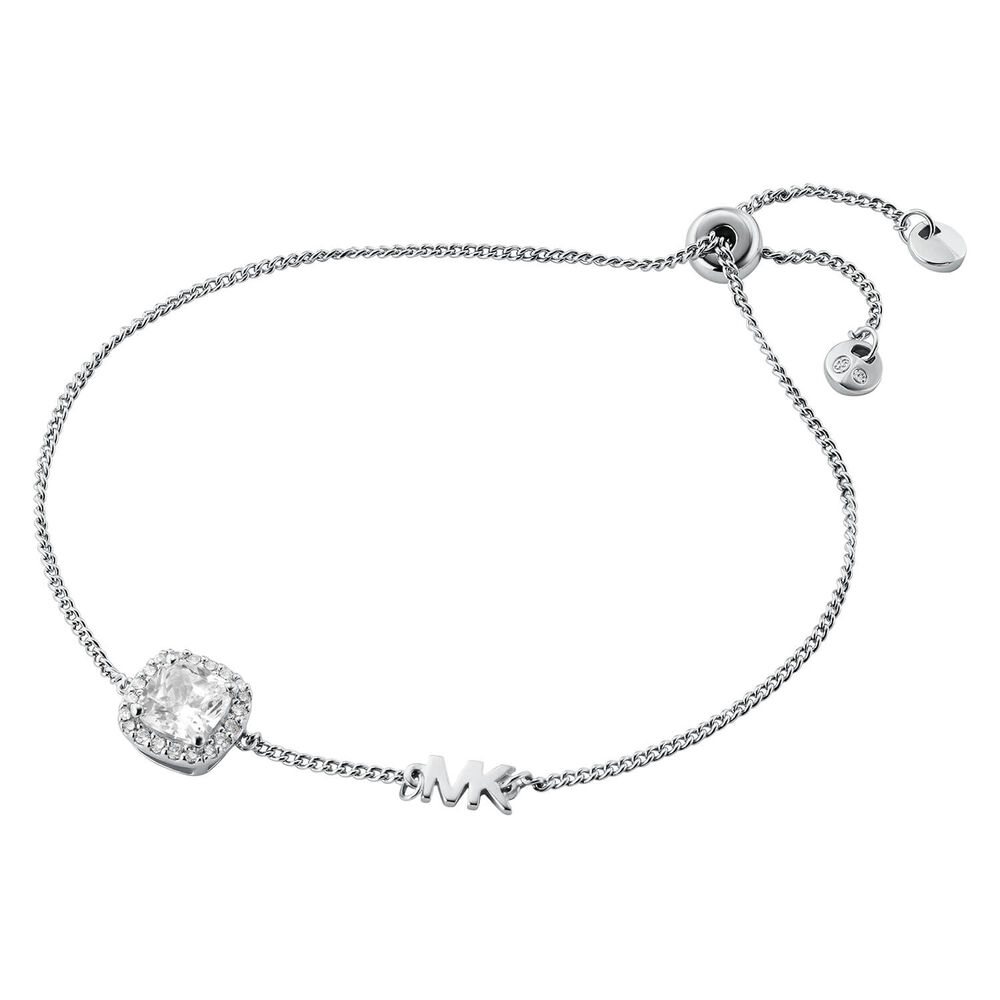 Michael Kors Silver Plated Brilliance Halo Bracelet