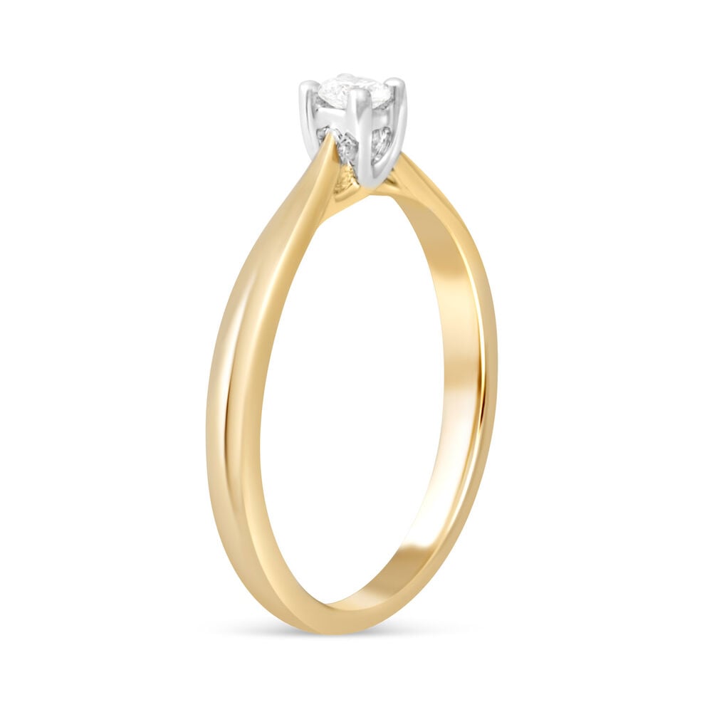 9ct Gold Solitaire Engagement Ring image number 3