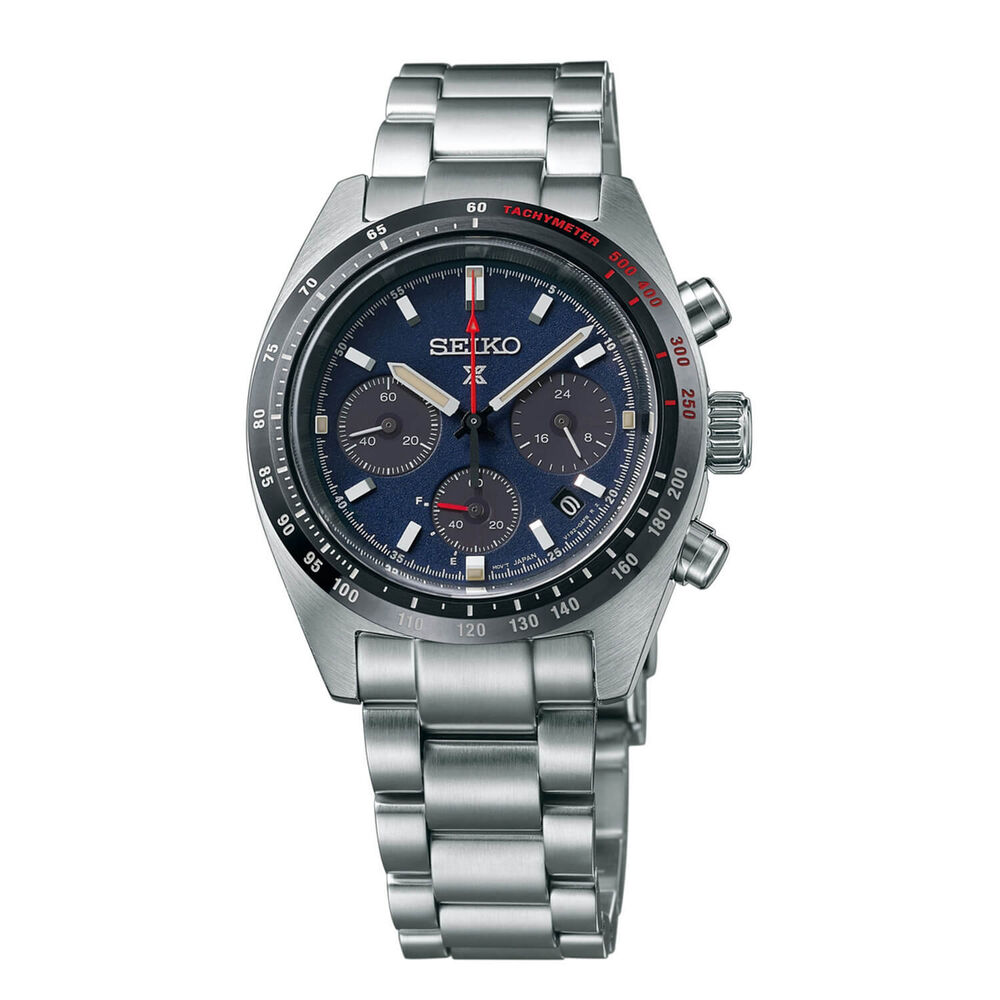 Seiko Prospex Speedtimer 1969 39mm Blue Dial Bracelet Watch