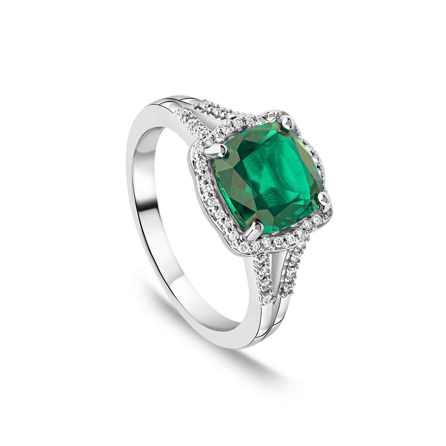 Emerald cushion ring new arrivals