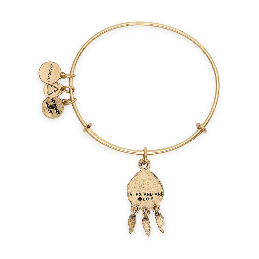 Alex And Ani Rafaelian Gold Dreamcatcher Bangle image number 1