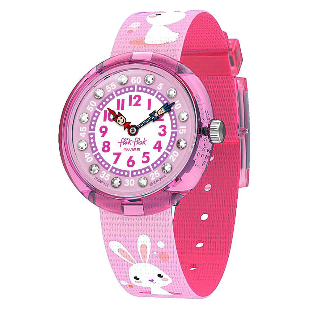 Flik Flak So Cute Kids 30mm Quartz Rabbits Watch image number 2
