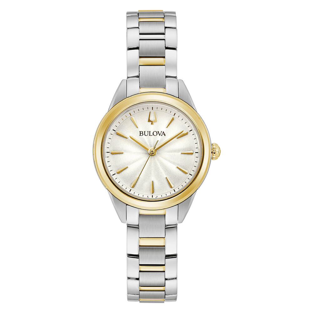 Bulova Sutton Petite 28mm White Dial Multi Colour Bracelet Watch