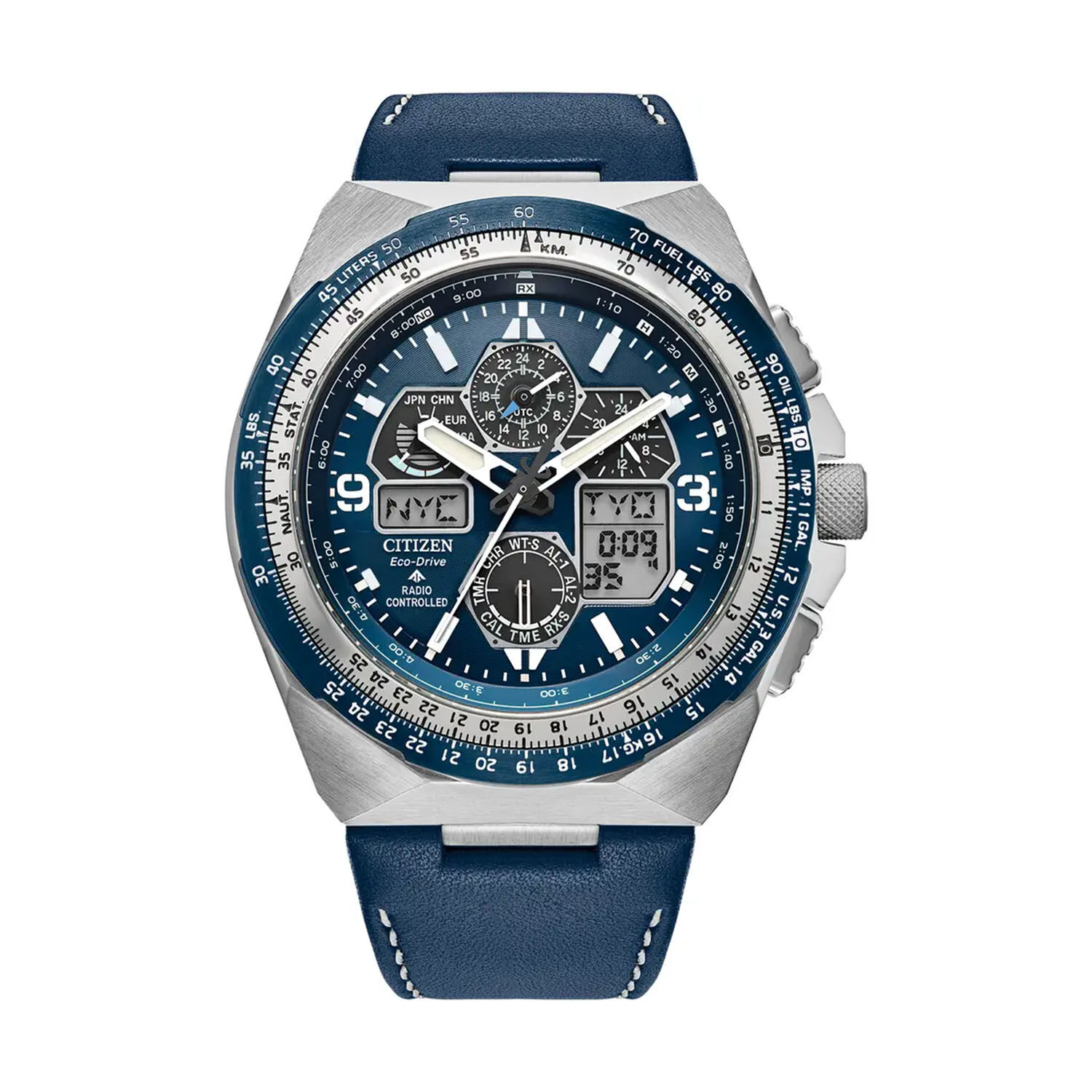 Citizen skyhawk leather strap deals