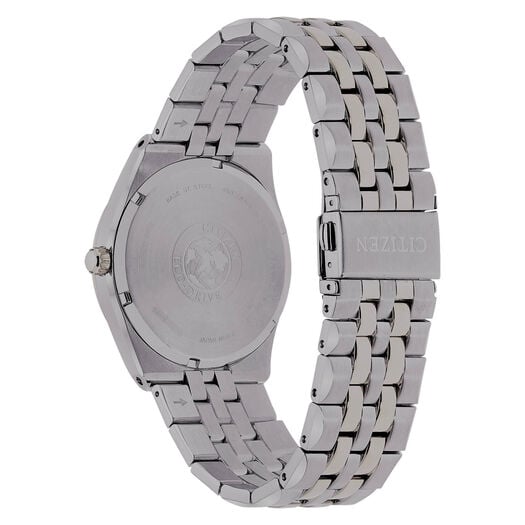 Citizen Eco-Drive Corso blue dial stainless steel bracelet watch