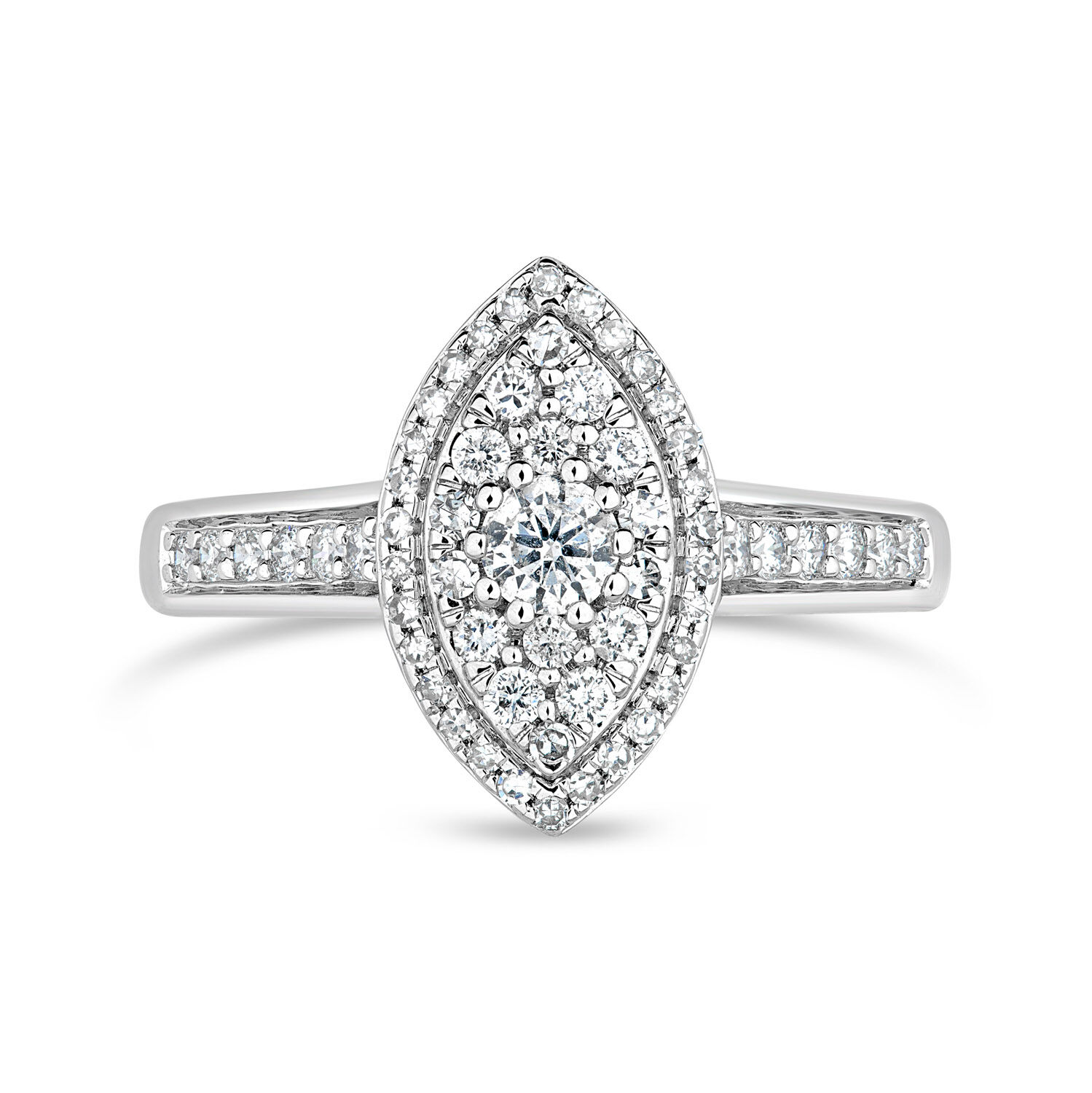 Marquise cluster sale