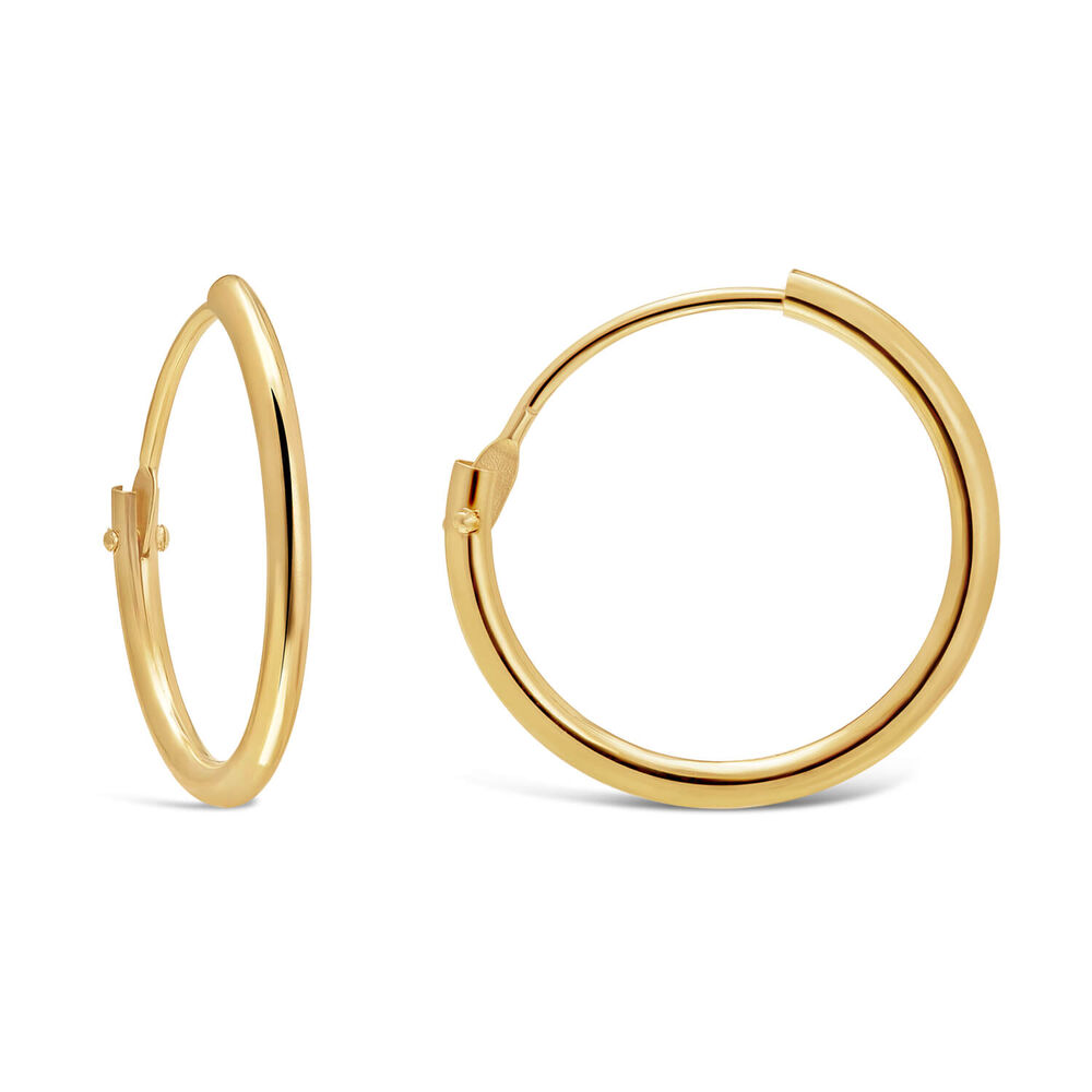 9ct Gold Hoop Earrings