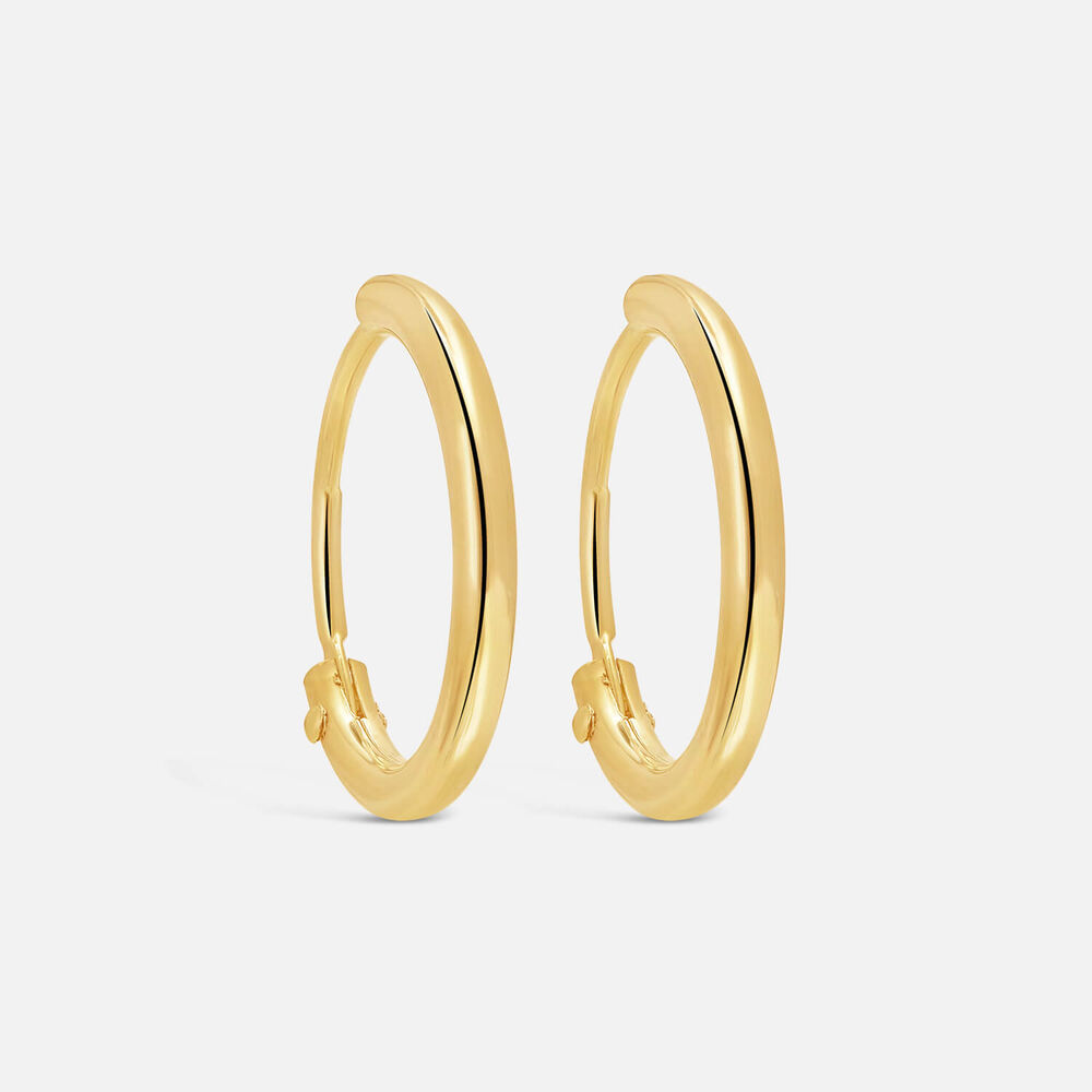 9ct Gold Hoop Earrings